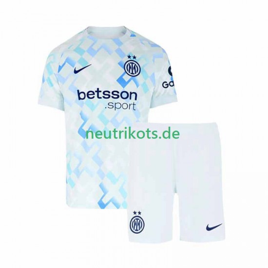 Fußballtrikot Inter Mailand Kinder Auswärts 2025-2026 Kurzarm