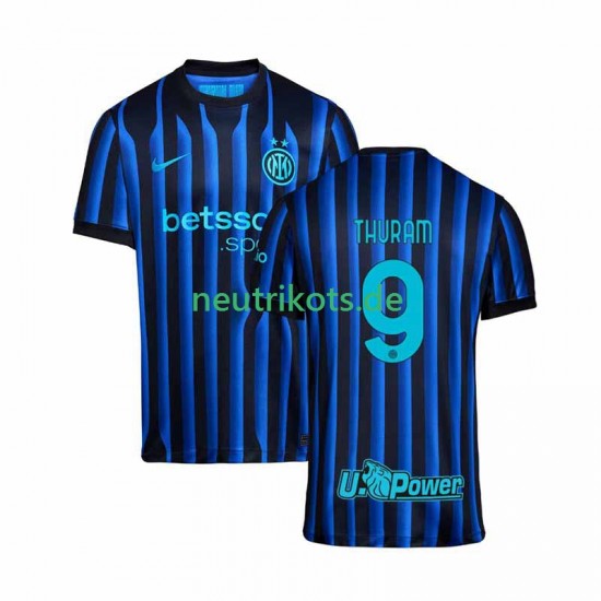 Fußballtrikot Inter Mailand Marcus Thuram 9 Herren Heim 2025-2026 Kurzarm