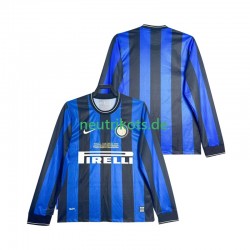 Fußballtrikot Inter Mailand 2009 Retro Herren Heim 2010 Langarm