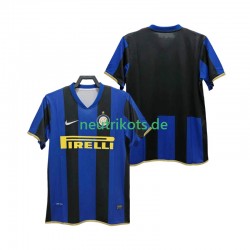 Fußballtrikot Inter Mailand Champions League 2009 Retro Herren Heim 2008 Kurzarm