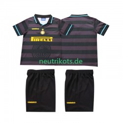 Fußballtrikot Inter Mailand 1997 1998 Retro Kinder Ausweich Kurzarm