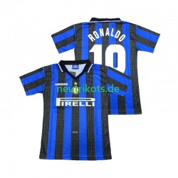 Fußballtrikot Inter Mailand Ronaldo 10 1997 1998 Retro Herren Heim Kurzarm