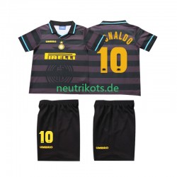 Fußballtrikot Inter Mailand Ronaldo 10 1997 1998 Retro Kinder Ausweich Kurzarm