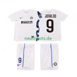 Fußballtrikot Inter Mailand Ronaldo 9 Retro Kinder Auswärts 2011 2010 Kurzarm