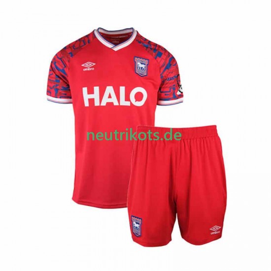 Fußballtrikot Ipswich Town Kinder Auswärts 2025-2026 Kurzarm