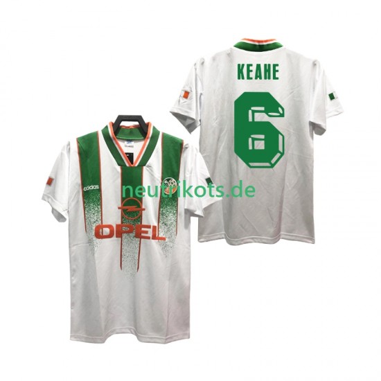Fußballtrikot Irland KEAHE 6 Retro Herren Auswärts 1994 Kurzarm