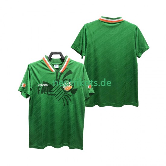 Fußballtrikot Irland Retro Herren Heim 1994 Kurzarm