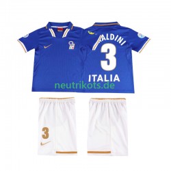 Fußballtrikot Italien MALDINI 3 1996 Retro Kinder Heim Kurzarm