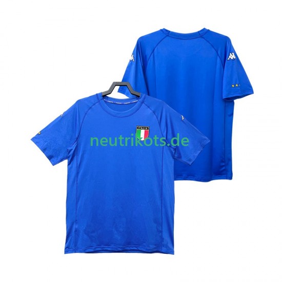 Fußballtrikot Italien 2000 Retro Herren Heim Kurzarm