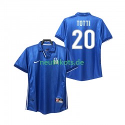 Fußballtrikot Italien Totti 20 1998 Retro Herren Heim Kurzarm