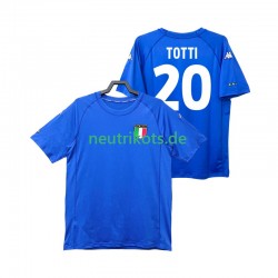 Fußballtrikot Italien Totti 20 2000 Retro Herren Heim Kurzarm