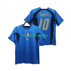 Fußballtrikot Italien Totti 20 Retro Herren Heim 2006 Kurzarm