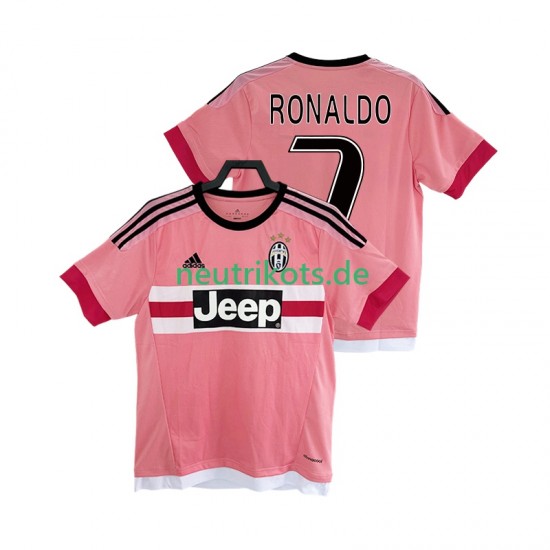 Fußballtrikot Juventus Turin Cristiano Ronaldo 7 2016 2017 Retro Herren Auswärts Kurzarm