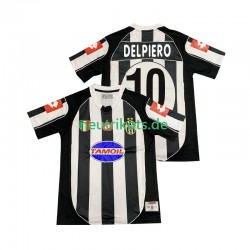 Fußballtrikot Juventus Turin DEL PIERO 10 2002 2003 Retro Herren Heim Kurzarm