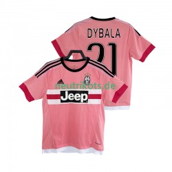 Fußballtrikot Juventus Turin DYBALA 21 2016 2017 Retro Herren Auswärts Kurzarm