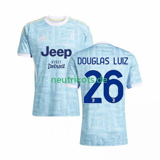 Fußballtrikot Juventus Turin Douglas Luiz 26 Herren Auswärts 2025-2026 Kurzarm