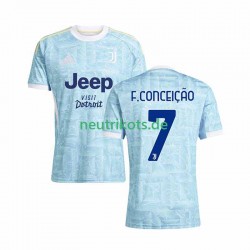 Fußballtrikot Juventus Turin Francisco Conceicao 7 Herren Auswärts 2025-2026 Kurzarm