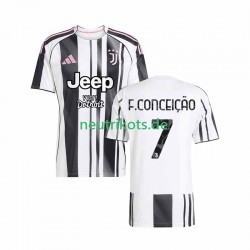 Fußballtrikot Juventus Turin Francisco Conceicao 7 Herren Heim 2025-2026 Kurzarm