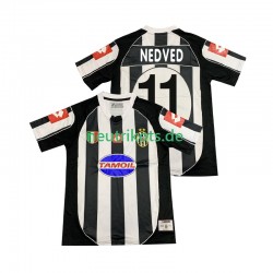 Fußballtrikot Juventus Turin NEDVED 11 2002 2003 Retro Herren Heim Kurzarm