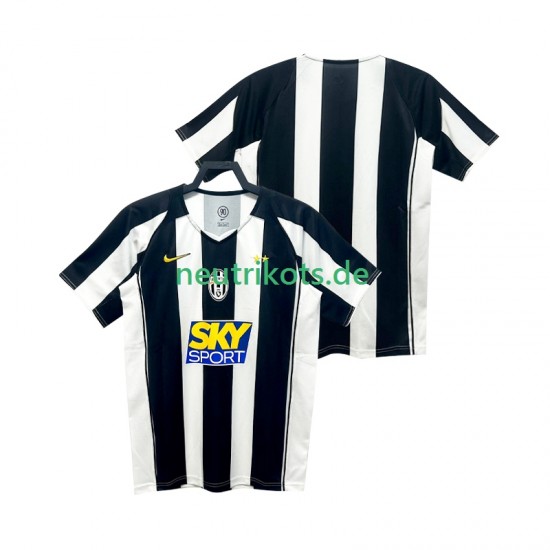 Fußballtrikot Juventus Turin 2005 Retro Herren Heim 2004 Kurzarm