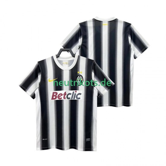Fußballtrikot Juventus Turin 2012 Retro Herren Heim 2011 Kurzarm