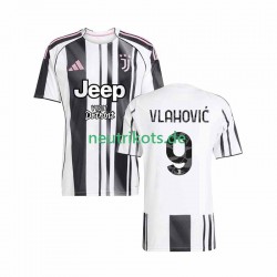 Fußballtrikot Juventus Turin Vlahovic 9 Herren Heim 2025-2026 Kurzarm
