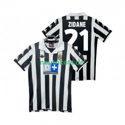 Fußballtrikot Juventus Turin ZIDANE 21 2000 Retro Herren Heim 1999 Kurzarm