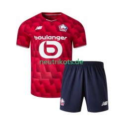 Fußballtrikot OSC Lille Kinder Heim 2025-2026 Kurzarm