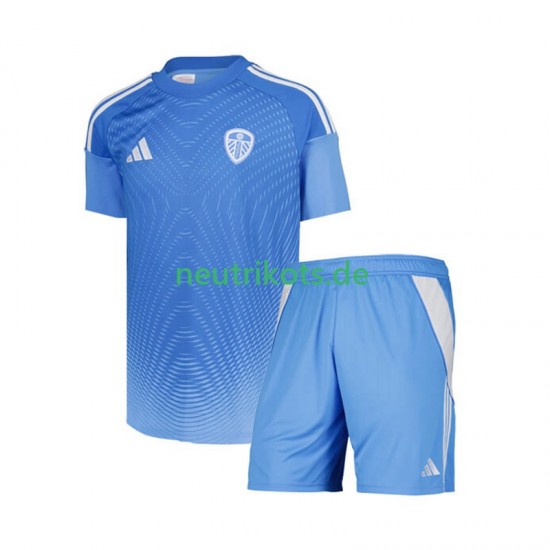 Fußballtrikot Leeds United Torwart Kinder Heim 2025-2026 Kurzarm