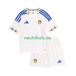 Fußballtrikot Leeds United Kinder Heim 2025-2026 Kurzarm