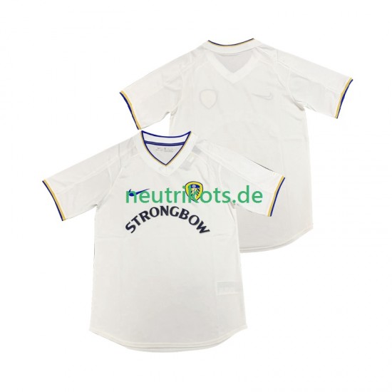Fußballtrikot Leeds United 2000 2001 Retro Herren Heim Kurzarm