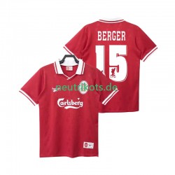 Fußballtrikot Liverpool BERGER 15 1996 1998 Retro Herren Heim Kurzarm