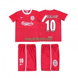 Fußballtrikot Liverpool BERGKAMP 10 LWP 1997 1998 Retro Kinder Heim Kurzarm