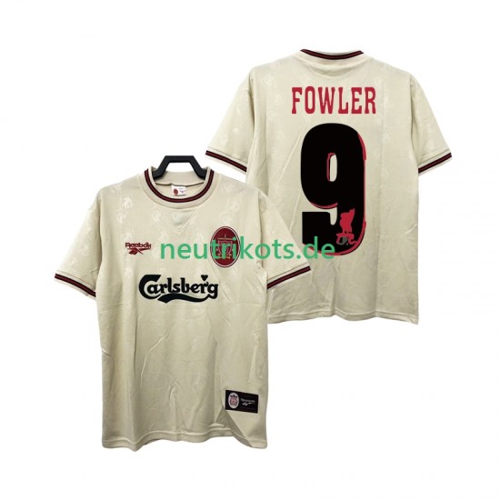 Fußballtrikot Liverpool FOWLER 9 1996 1997 Retro Herren Auswärts Kurzarm