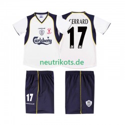 Fußballtrikot Liverpool GERRARD 17 LWP 2001 2002 Retro Herren Auswärts Kurzarm