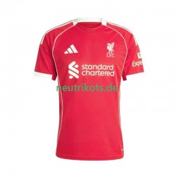 Fußballtrikot Liverpool Herren Heim 2025-2026 Kurzarm