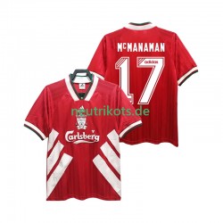 Fußballtrikot Liverpool MCMANAMAN 17 1993 1995 Retro Herren Heim Kurzarm