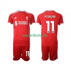 Fußballtrikot Liverpool Mohamed Salah 11 Kinder Heim 2025-2026 Kurzarm