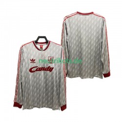 Fußballtrikot Liverpool 1989 1991 Retro Herren Auswärts Langarm