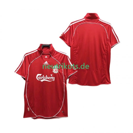 Fußballtrikot Liverpool Retro Herren Heim 2008 2006 Kurzarm