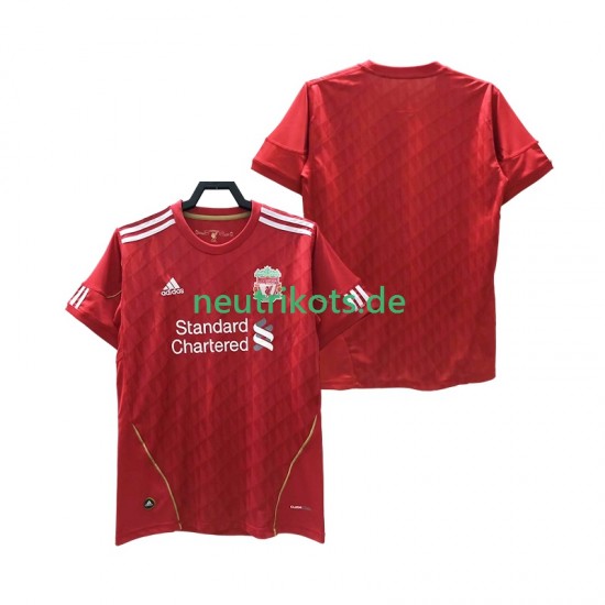 Fußballtrikot Liverpool 2012 Retro Herren Heim 2010 Kurzarm
