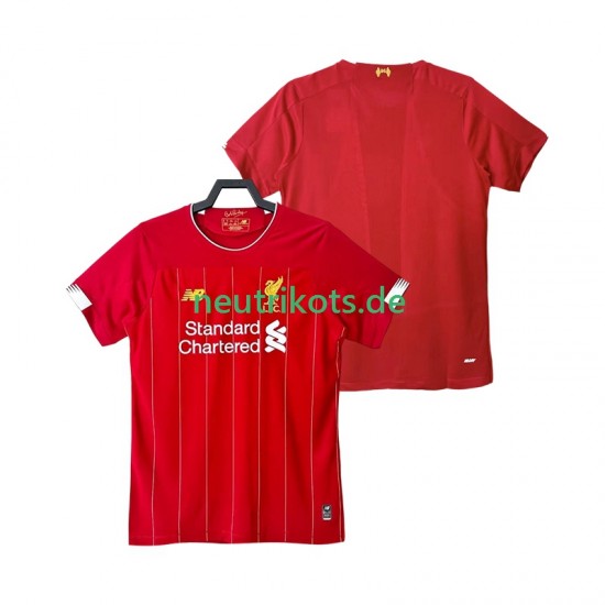 Fußballtrikot Liverpool 2019 2020 Retro Herren Heim Kurzarm