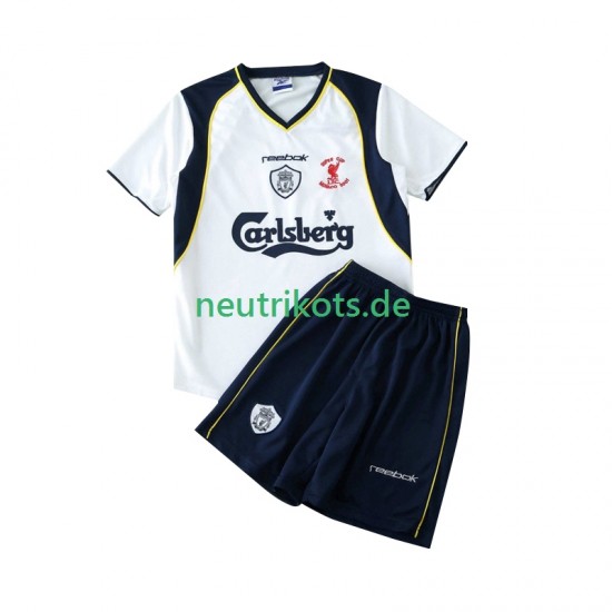 Fußballtrikot Liverpool LWP 2001 2002 Retro Kinder Auswärts Kurzarm