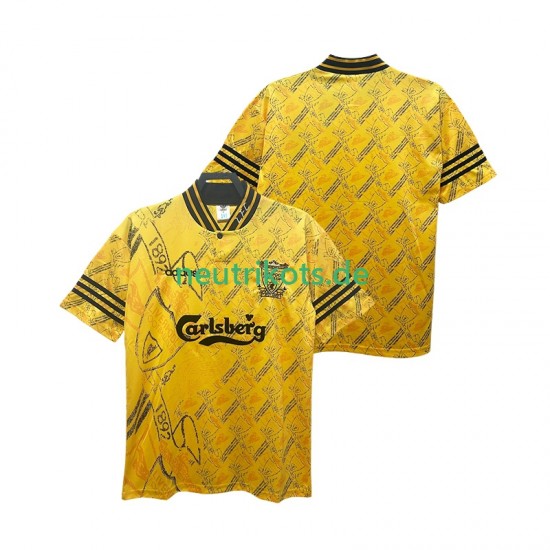 Fußballtrikot Liverpool 1996 Retro Herren Ausweich 1994 Kurzarm