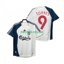 Fußballtrikot Liverpool Torres 9 Retro Herren Auswärts 2008 2006 Kurzarm