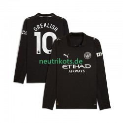 Fußballtrikot Manchester City Jack Grealish 10 Herren Auswärts 2025-2026 Langarm
