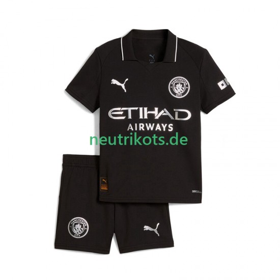 Fußballtrikot Manchester City Kinder Auswärts 2025-2026 Kurzarm