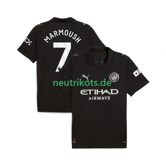 Fußballtrikot Manchester City Omar Marmoush 7 Herren Auswärts 2025-2026 Kurzarm