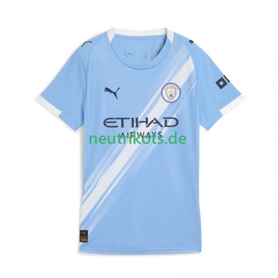 Fußballtrikot Manchester City Dame Heim 2025-2026 Kurzarm
