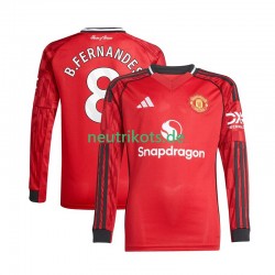 Fußballtrikot Manchester United Bruno Fernandes 8 Herren Heim 2025-2026 Langarm
